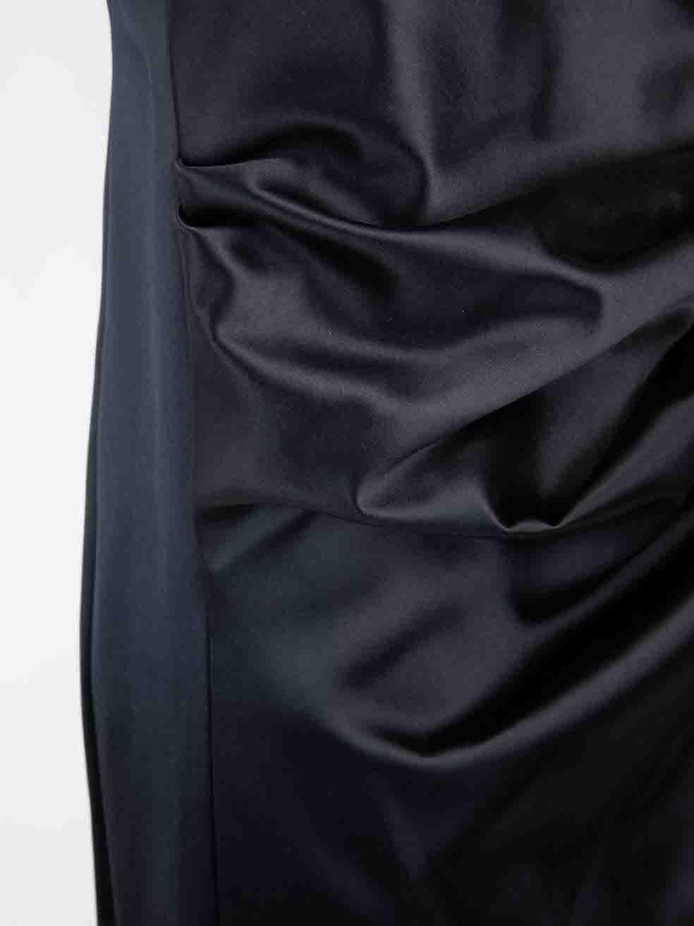 Fendi FW23 Navy Maxi Sleeveless Dress Size S In New Condition For Sale In London, GB