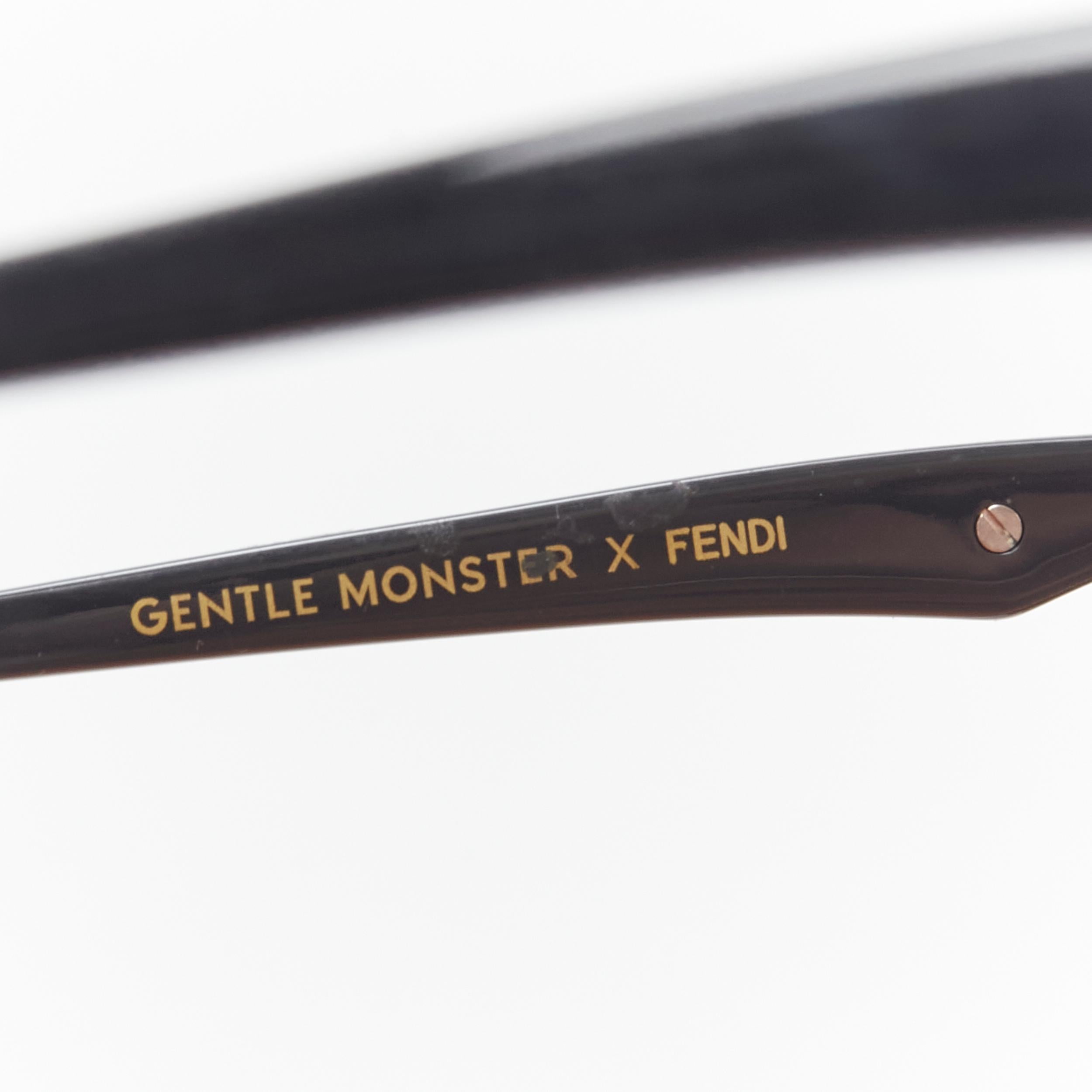 FENDI GENTLE MONSTER  FF0369/S No.1 blue tinted cat eye sunglasses For Sale 6