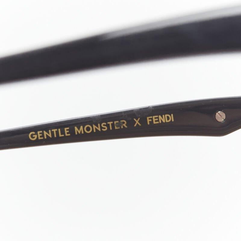 FENDI GENTLE MONSTER  FF0369/S No.1 blue tinted cat eye sunglasses 6