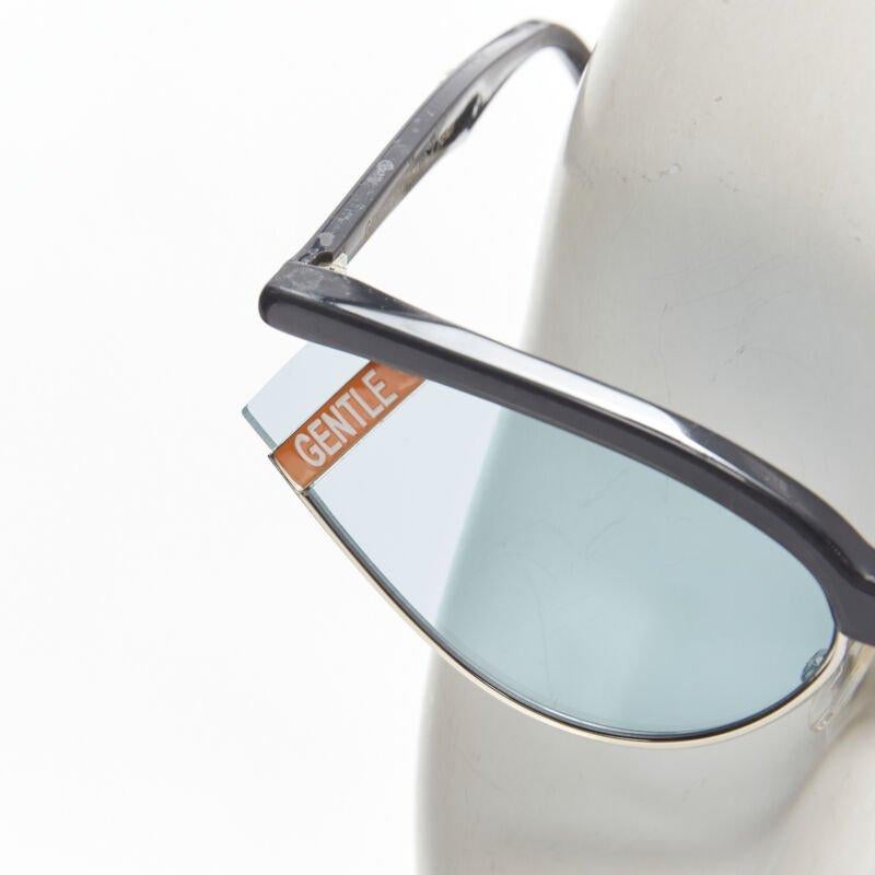 FENDI GENTLE MONSTER  FF0369/S No.1 blue tinted cat eye sunglasses 2