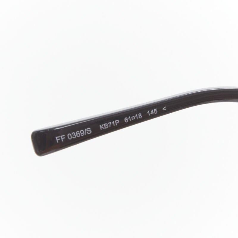 FENDI GENTLE MONSTER  FF0369/S No.1 blue tinted cat eye sunglasses 4