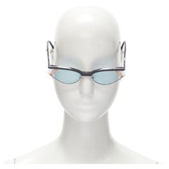 FENDI GENTLE MONSTER  FF0369/S No.1 blue tinted cat eye sunglasses