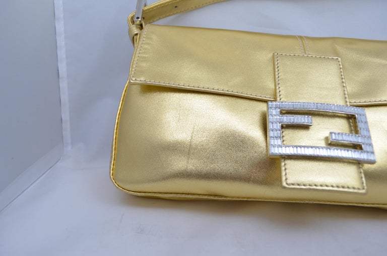 Fendi FF Monogram Baguette Buckle Shoulder Bag - Main Image