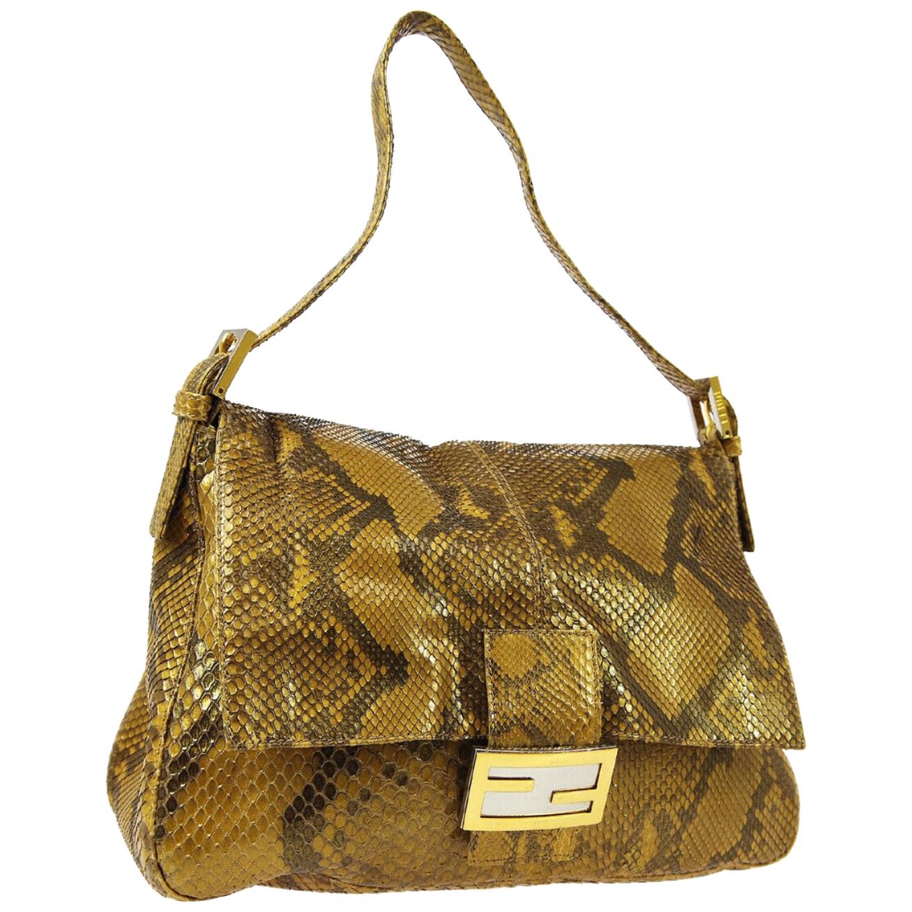 fendi snakeskin bag