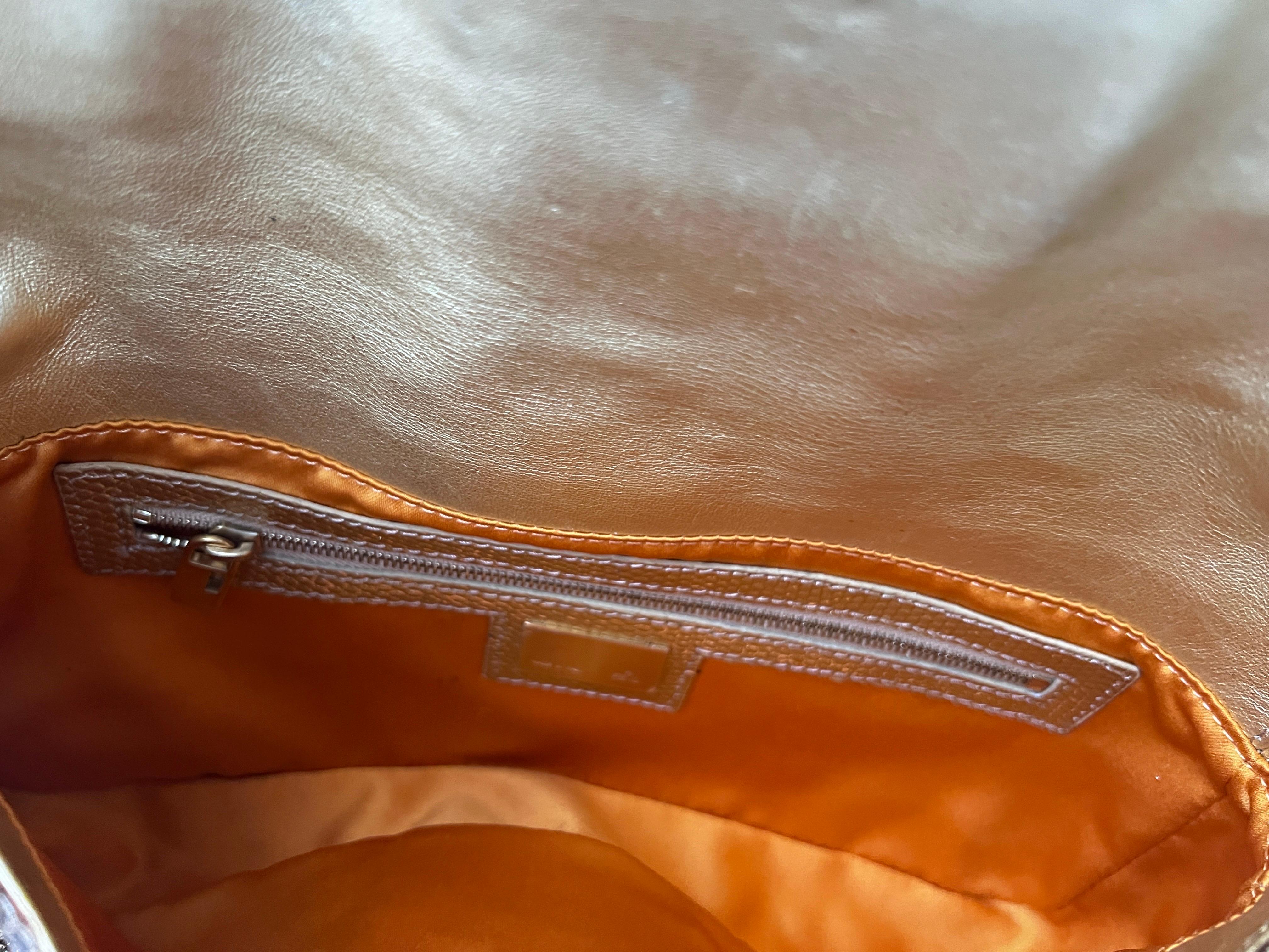 Fendi gold grape sequin baguette 6