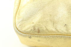 Fendi Gold Leather Crystal Mama Baguette 5F88a