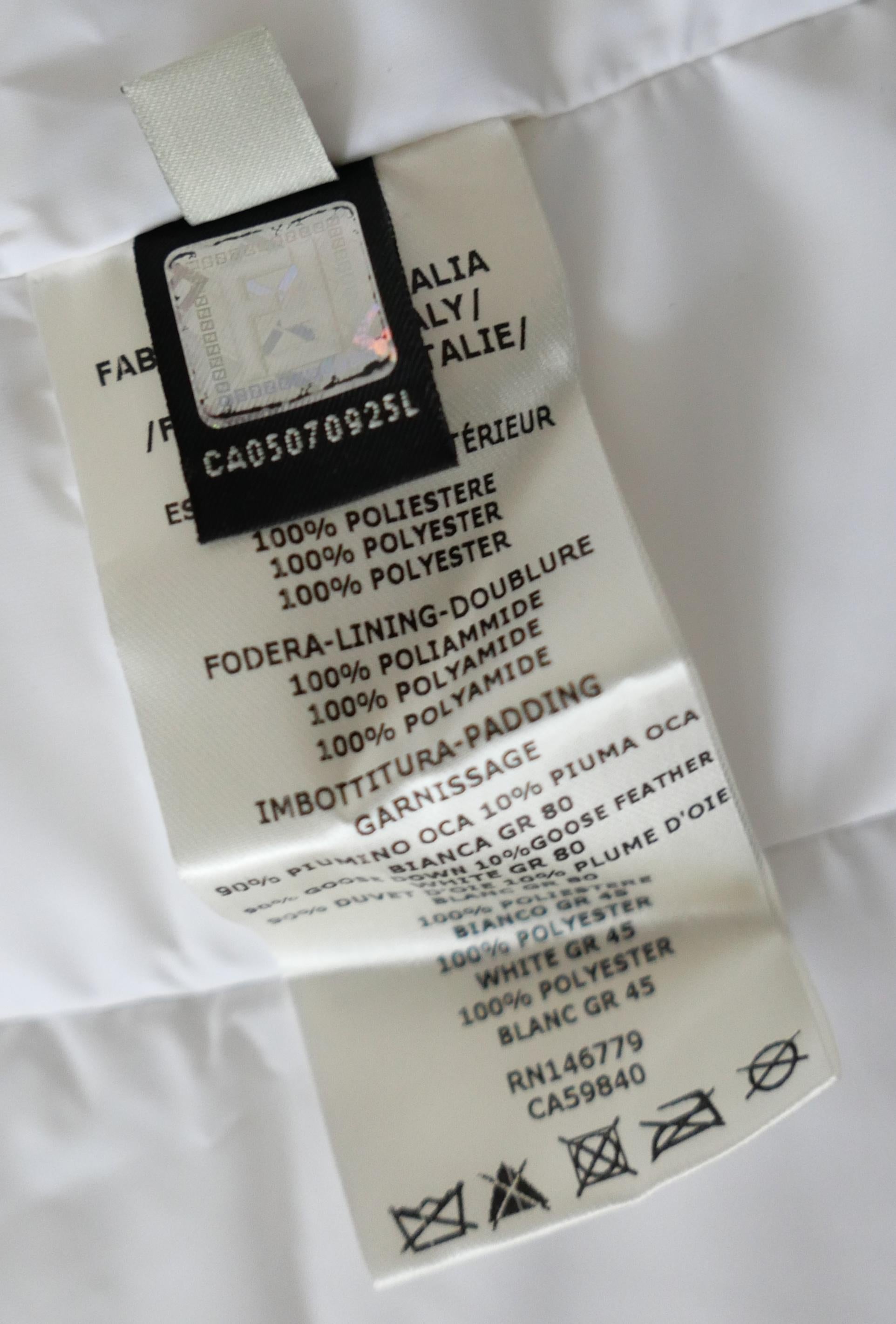 Giacca da sci Fendi in lurex dorato in vendita 9