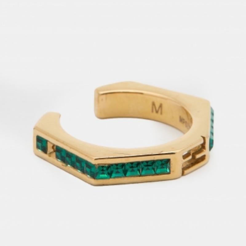 To adorn your fingers in the most elegant way, we bring you this designer ring. It has been carved using top-quality materials and will elevate your look instantly.