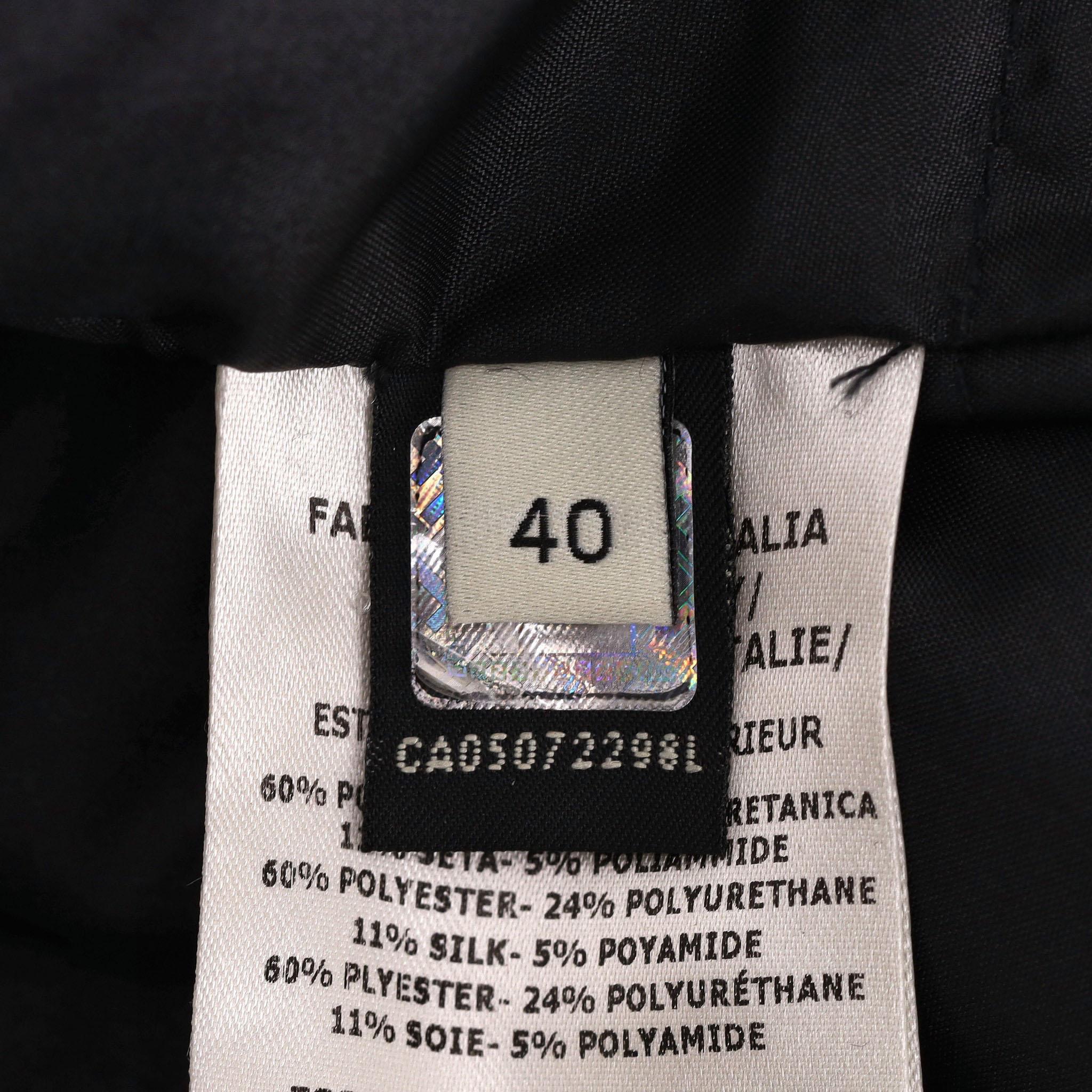 Fendi Goose Down Brocade & Fox Fur Trim Coat For Sale 2