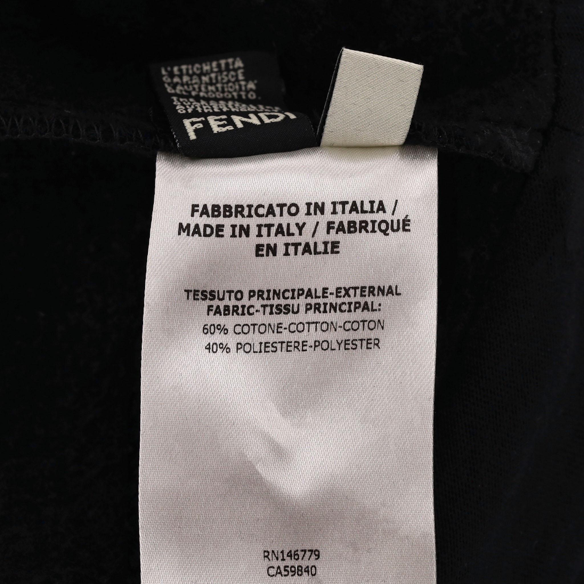 Fendi Gothic Print Verschönertes Kleid im Angebot 1