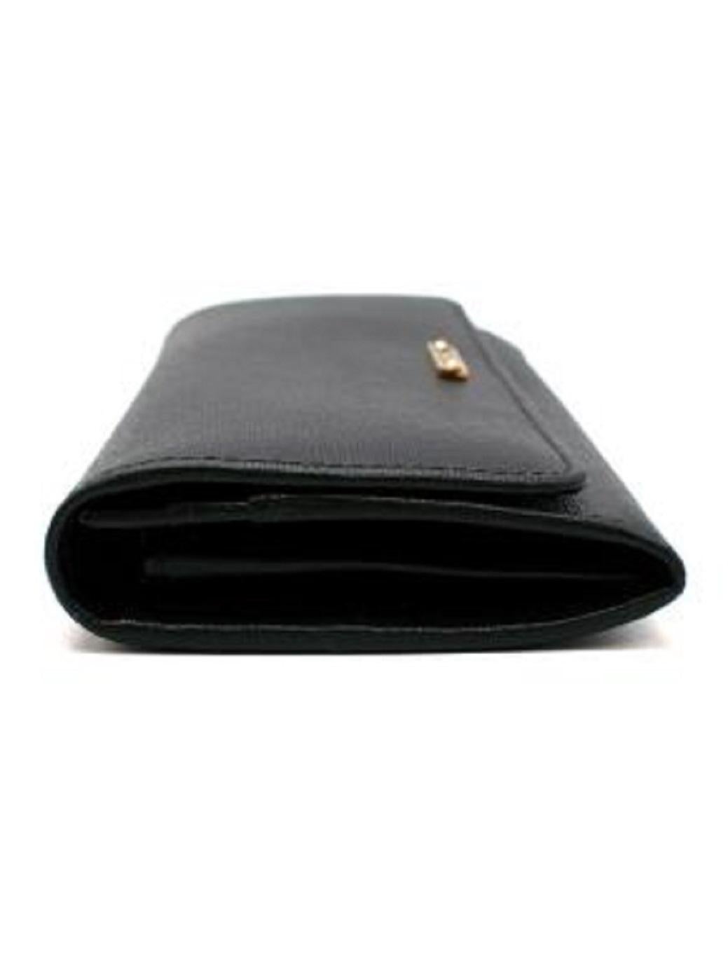 Fendi Grained Leather Wallet In Excellent Condition For Sale In London, GB