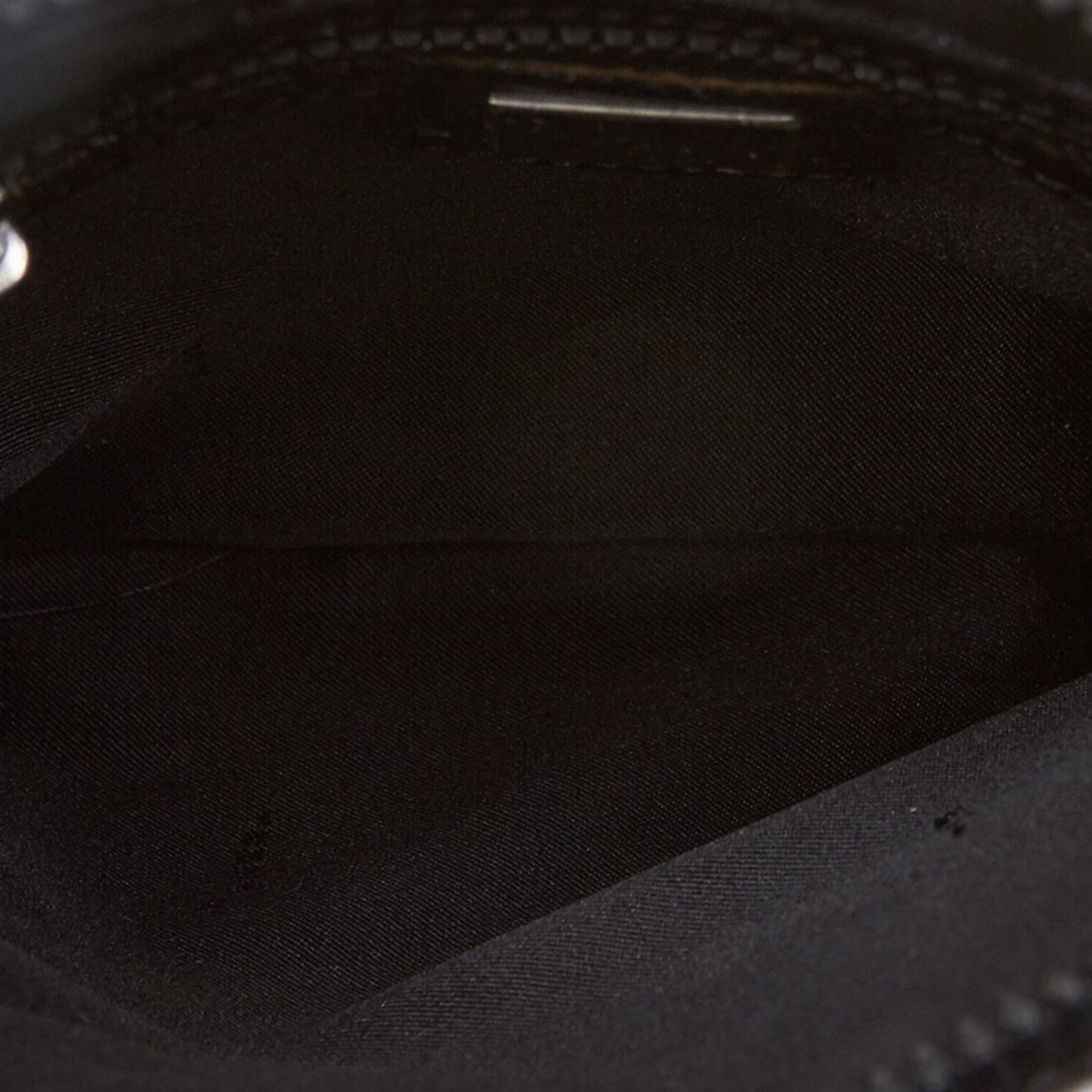 Fendi Gray Dark Gray Chemical Fiber Fabric Belt Bag Italy For Sale 1