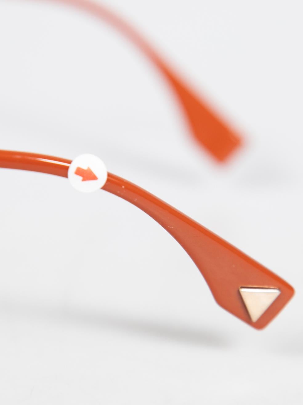 Fendi Green Cat Eye Tinted Sunglasses For Sale 3