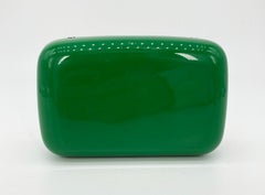 Fendi Green Logo Box Clutch