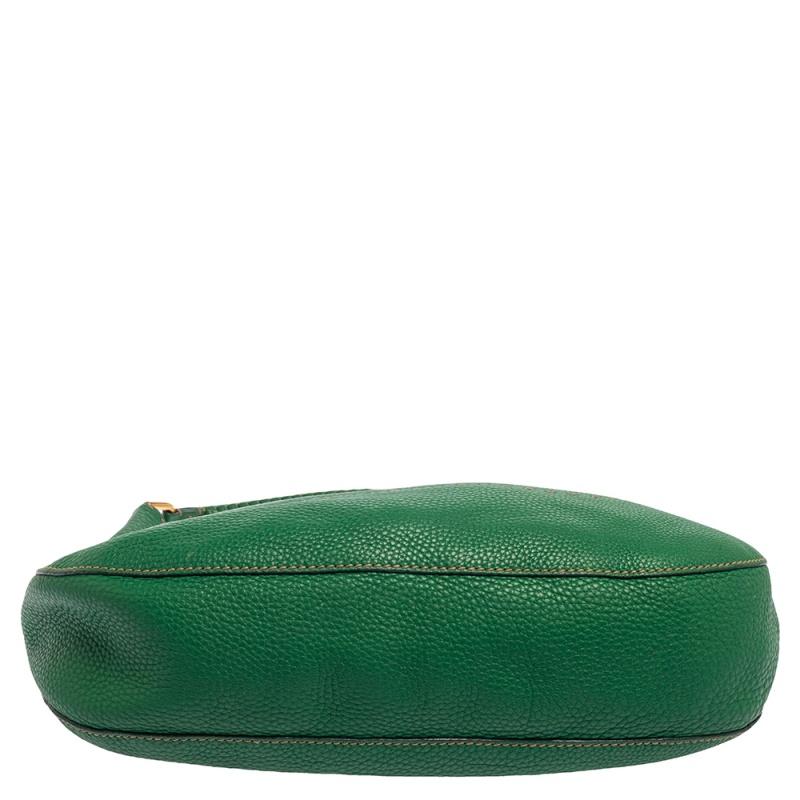 Fendi Green Leather Selleria Hobo 1