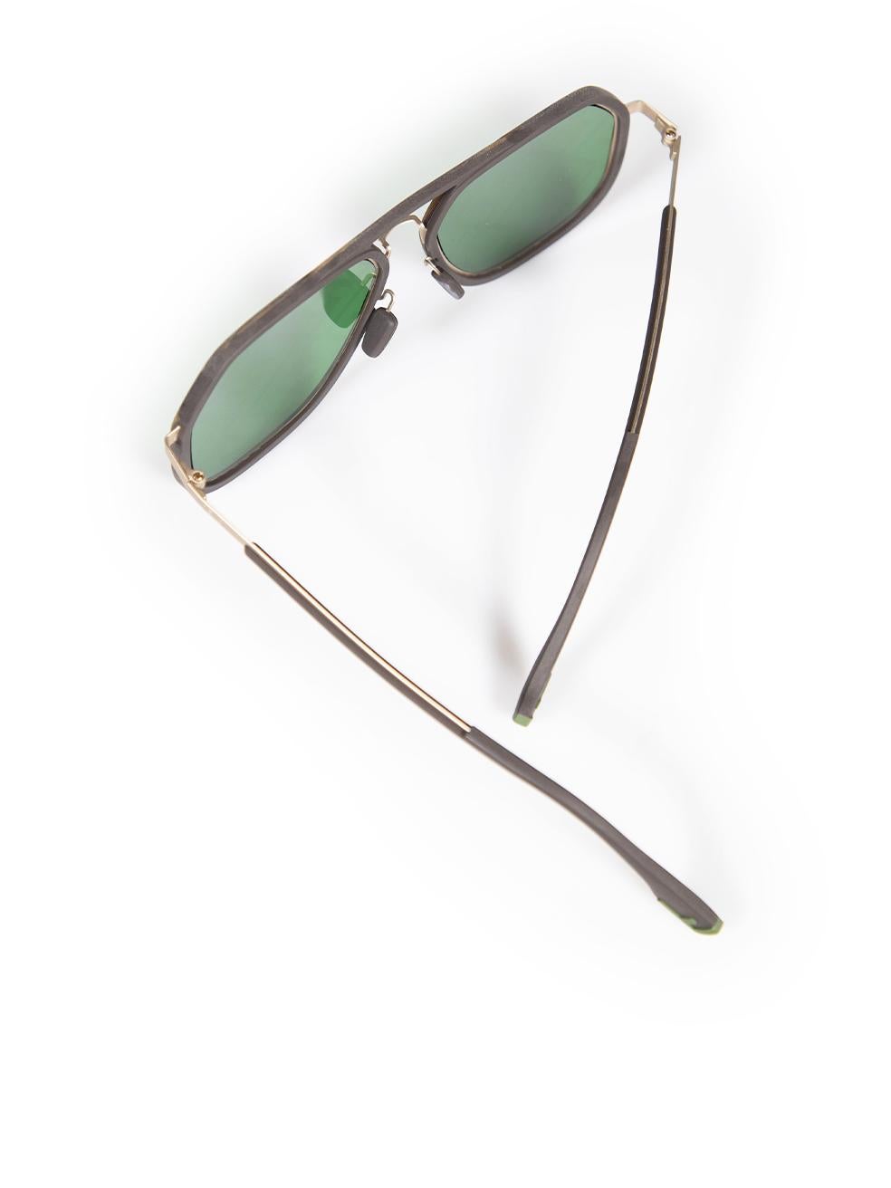 Fendi Grün verspiegelte Navigator-Sonnenbrille im Angebot 4