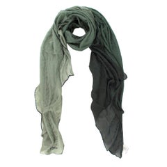 Fendi Green Monogram Ombre Shawl