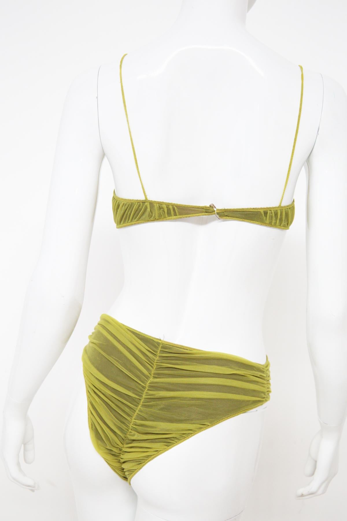 Fendi Green Trikini Swimsuit 5