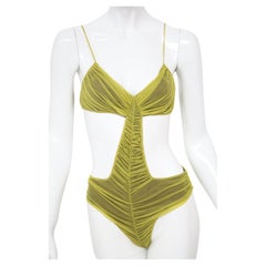 Vintage Fendi Green Trikini Swimsuit