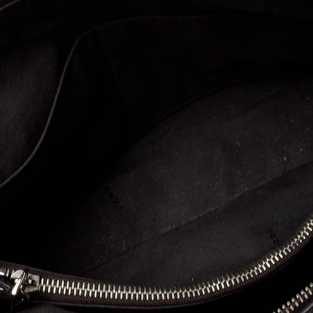 Fendi Grey/Black Leather Medium By The Way Boston Bag 3
