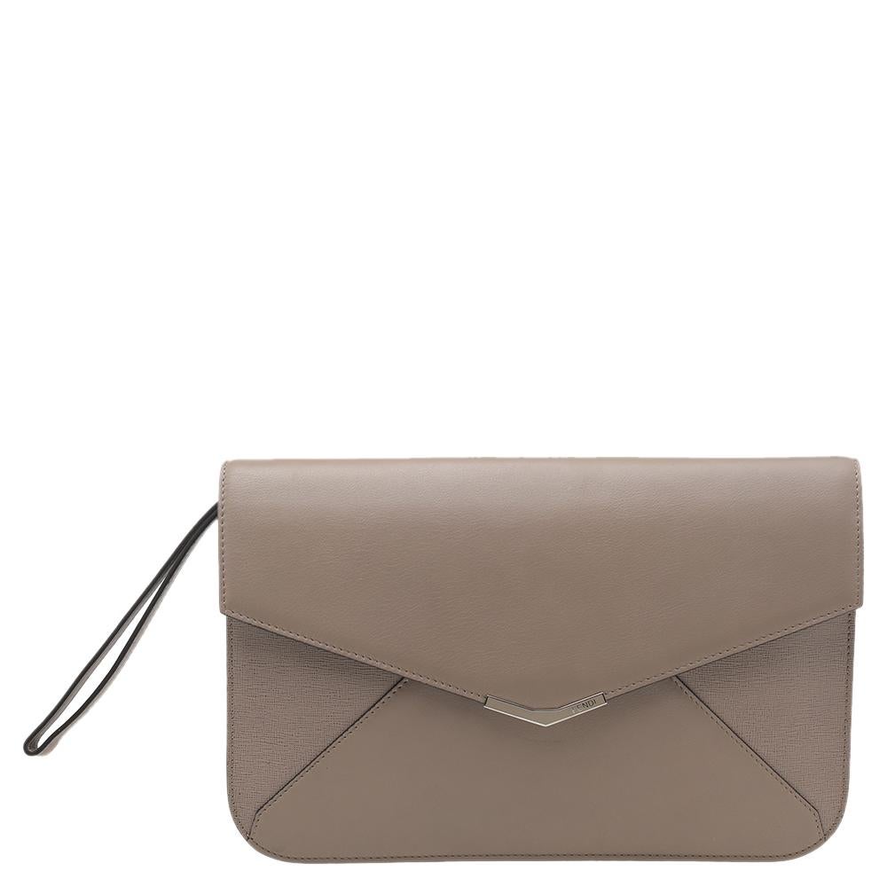 fendi envelope clutch