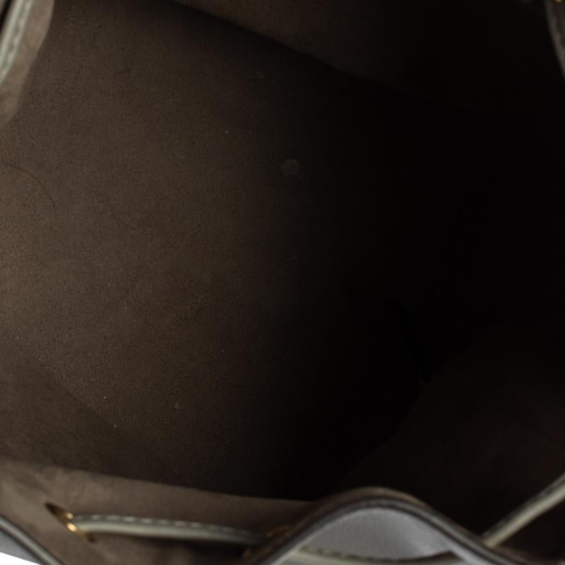 Fendi Grey Leather Grande Mon Trésor Bucket Bag 6
