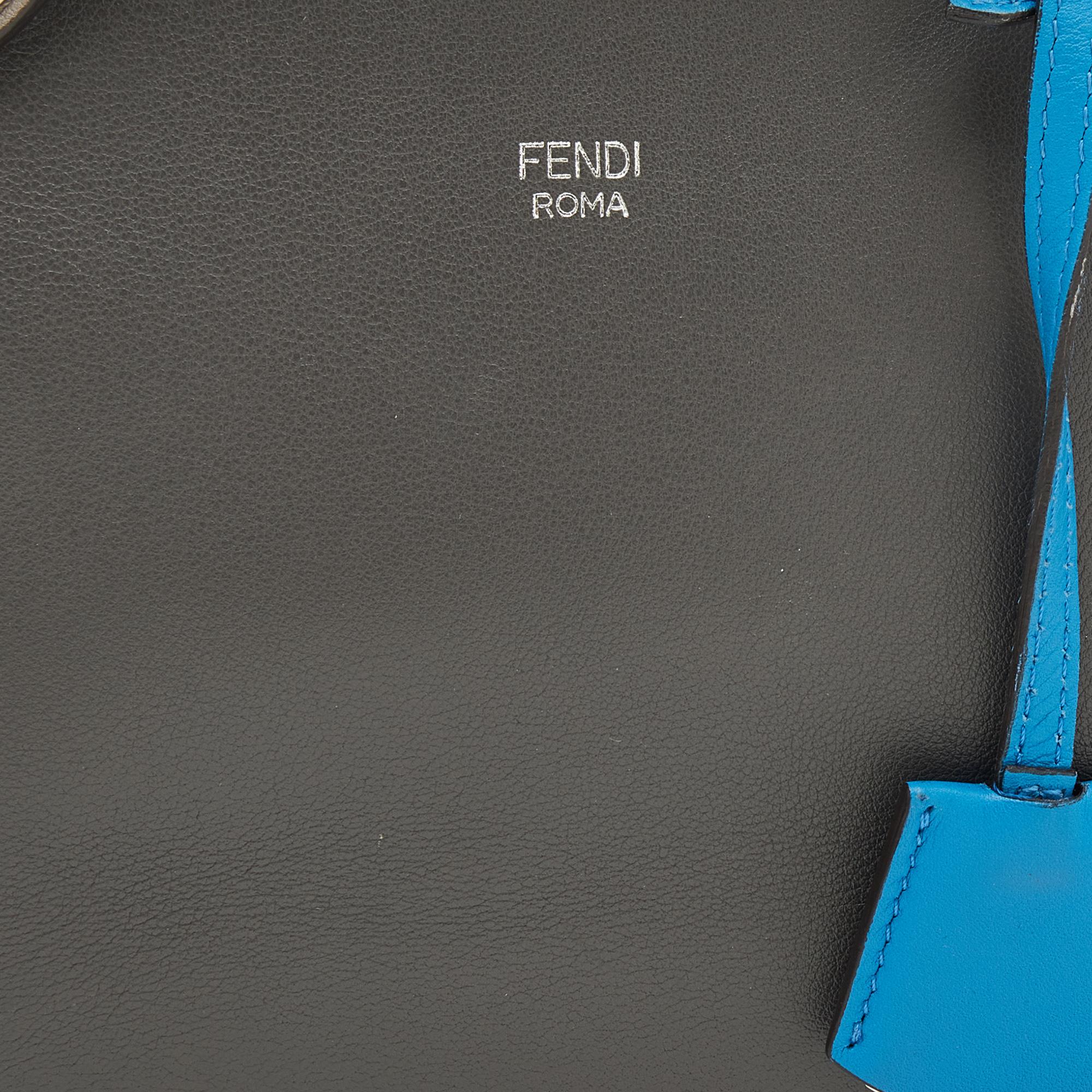 Fendi Grey Leather Medium By The Way Shoulder Bag 6