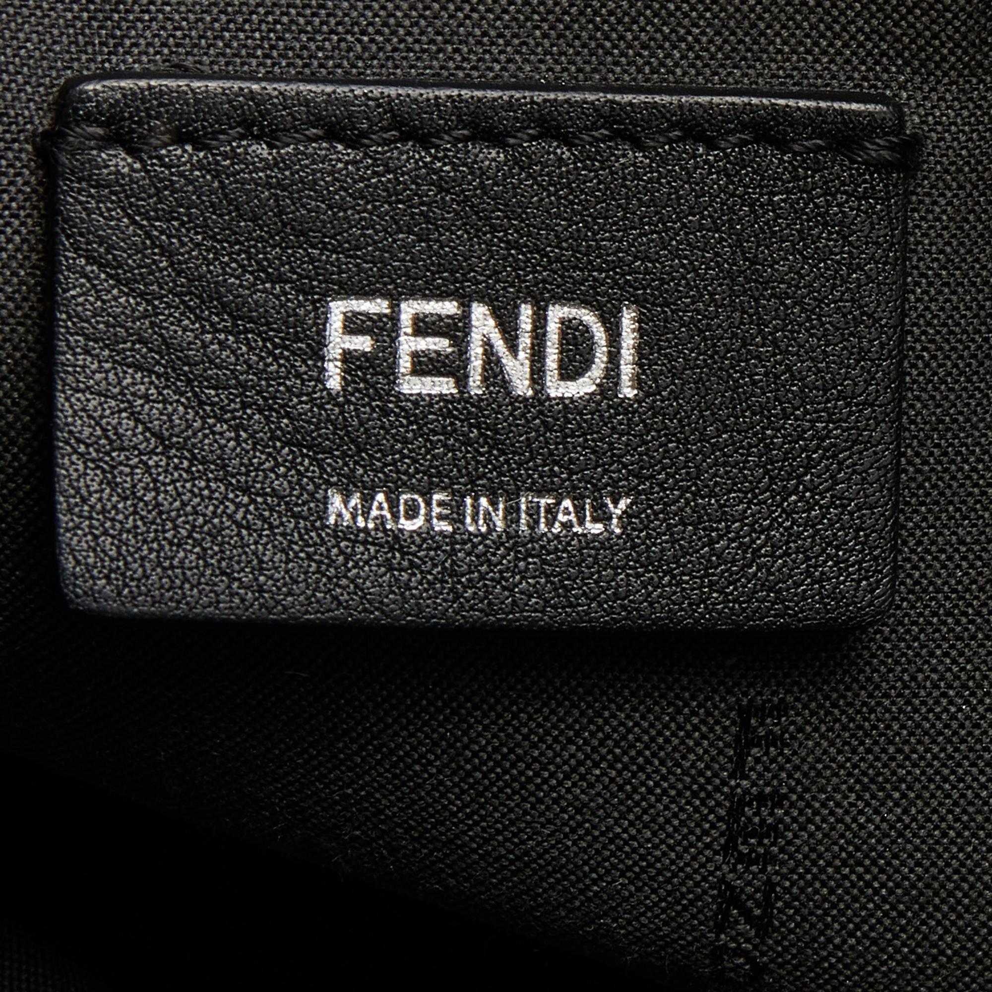 Fendi Grey Leather Medium By The Way Shoulder Bag 2