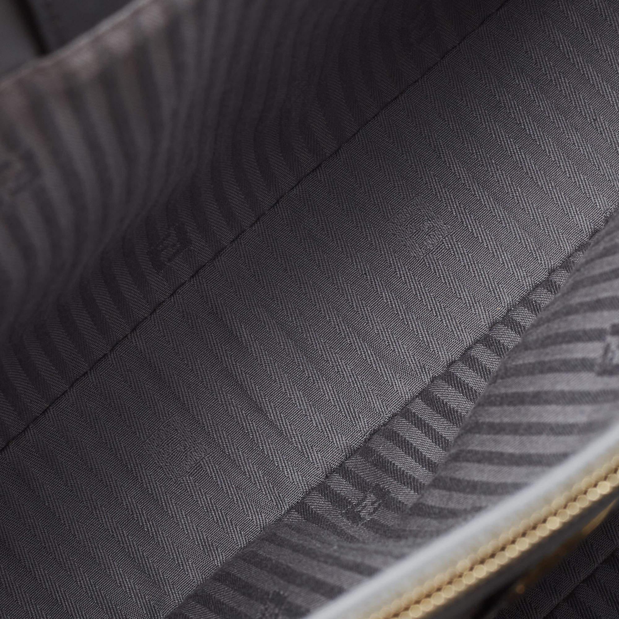 Fendi Grey Leather Mini 2Jours Tote For Sale 3