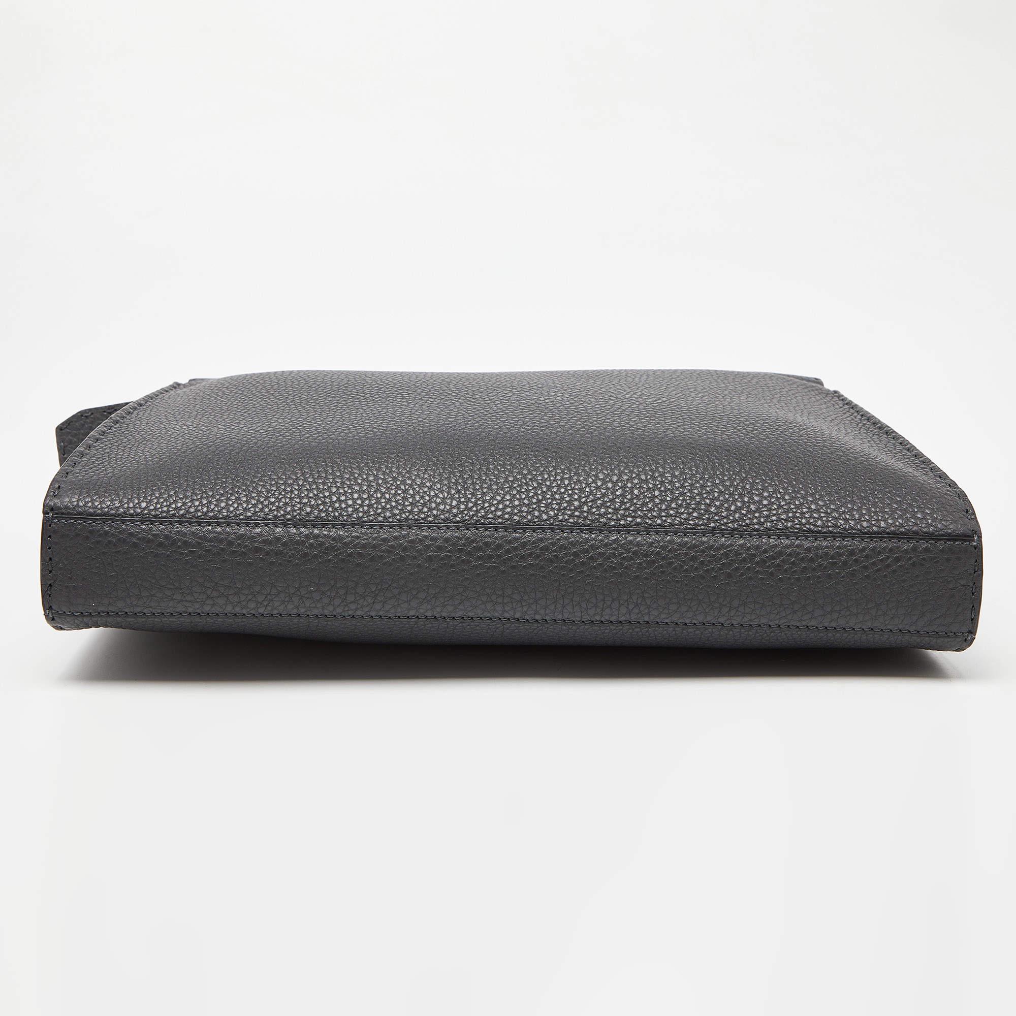 Women's Fendi Grey Romano Selleria Leather Peekaboo ISeeU Briefcase For Sale