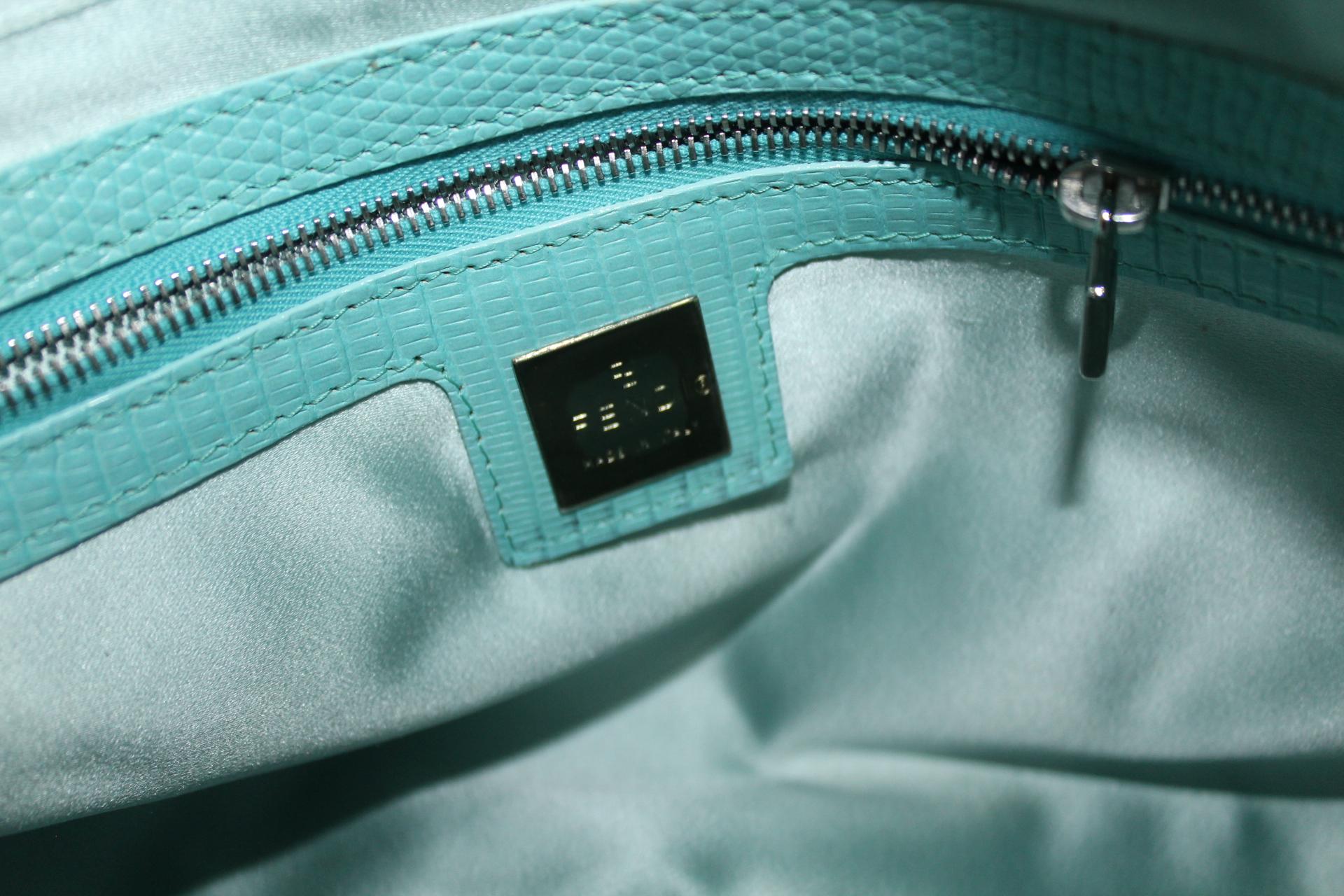 Fendi Hand-Ebroidered Baguette Shoulder Bag 2