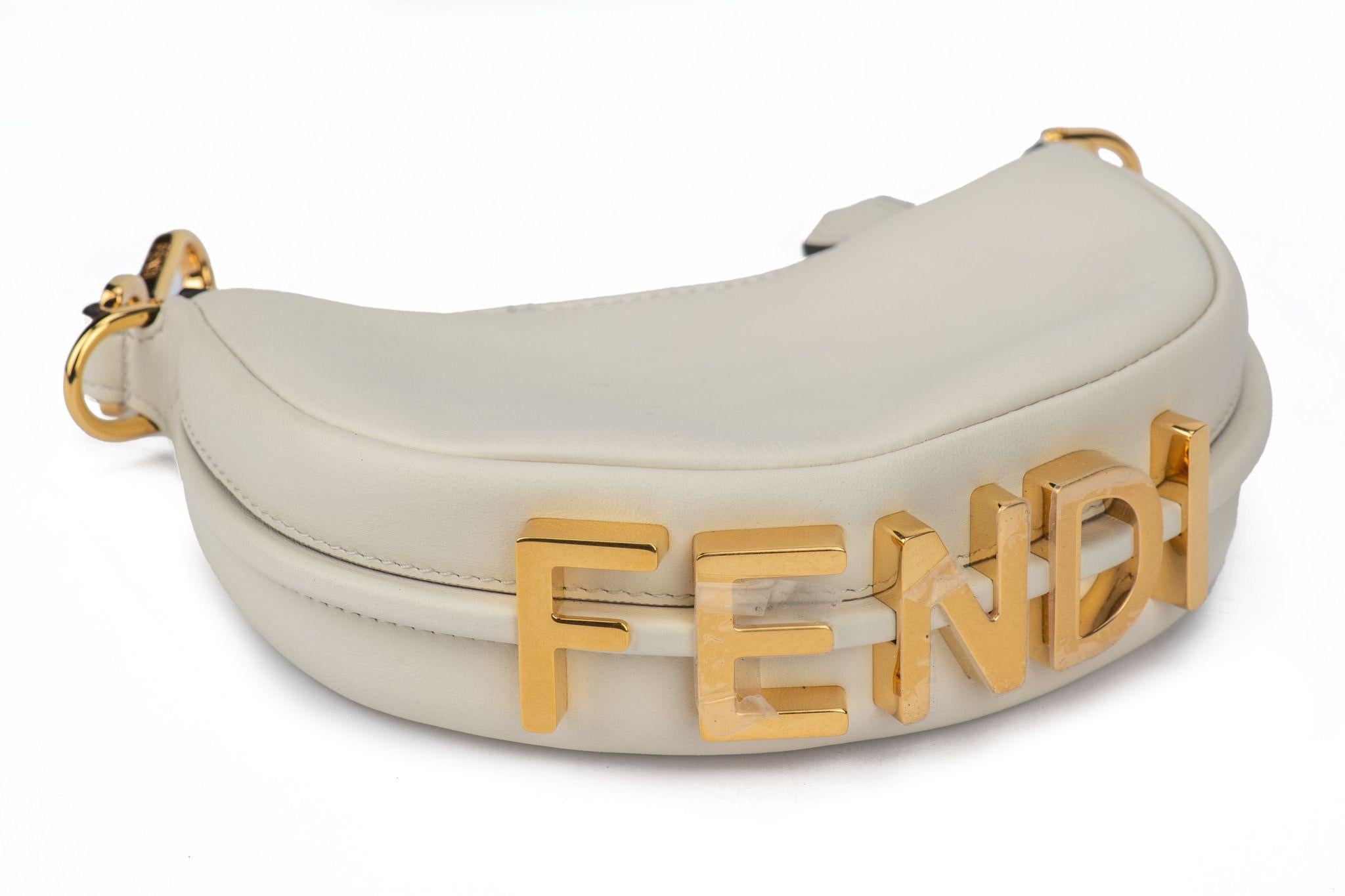 FENDI Hobo Nano Bag Fendigraphy NEW For Sale 2