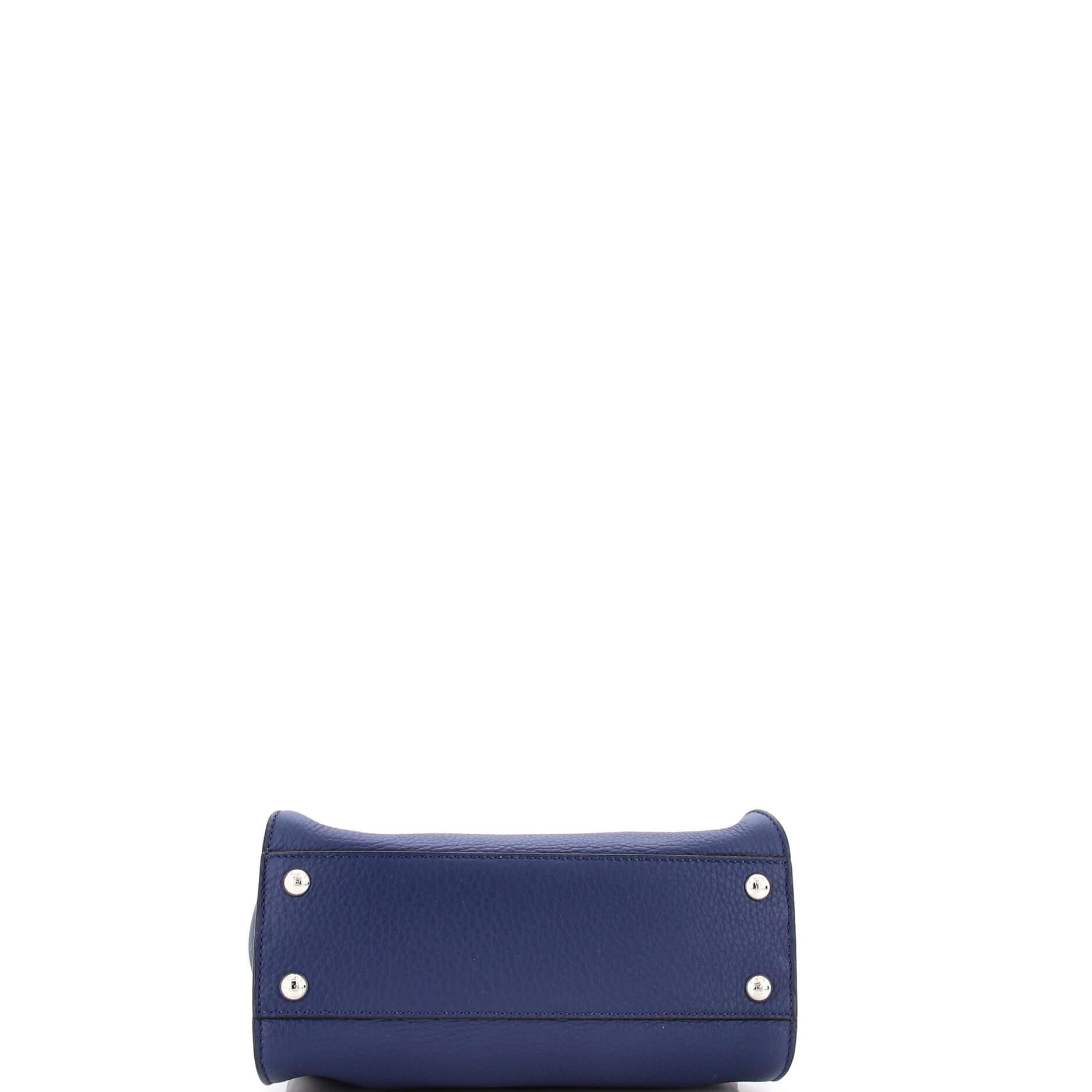 Women's Fendi  Iconic Selleria Peekaboo Bag Leather Mini For Sale