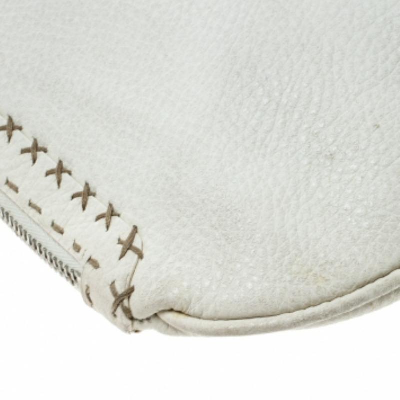 Fendi Marfil Selleria Piel Pequeña Oyster Hobo en venta 1