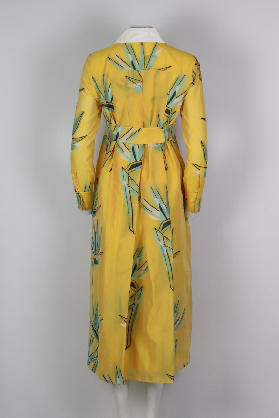 Fendi Jacquard Cotton Blend Midi Dress It 40 Uk 8 In Excellent Condition In London, GB