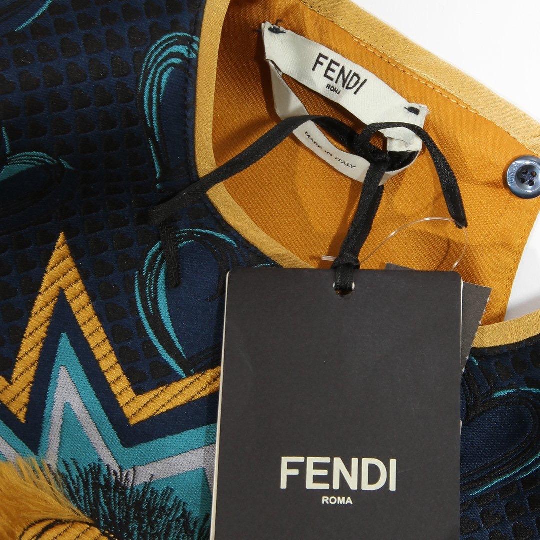 fendi jacquard dress