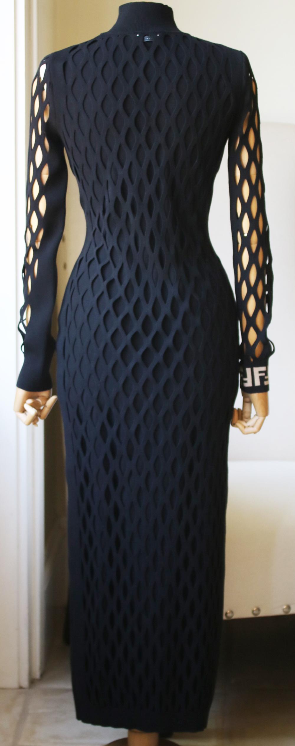 fendi mesh dress