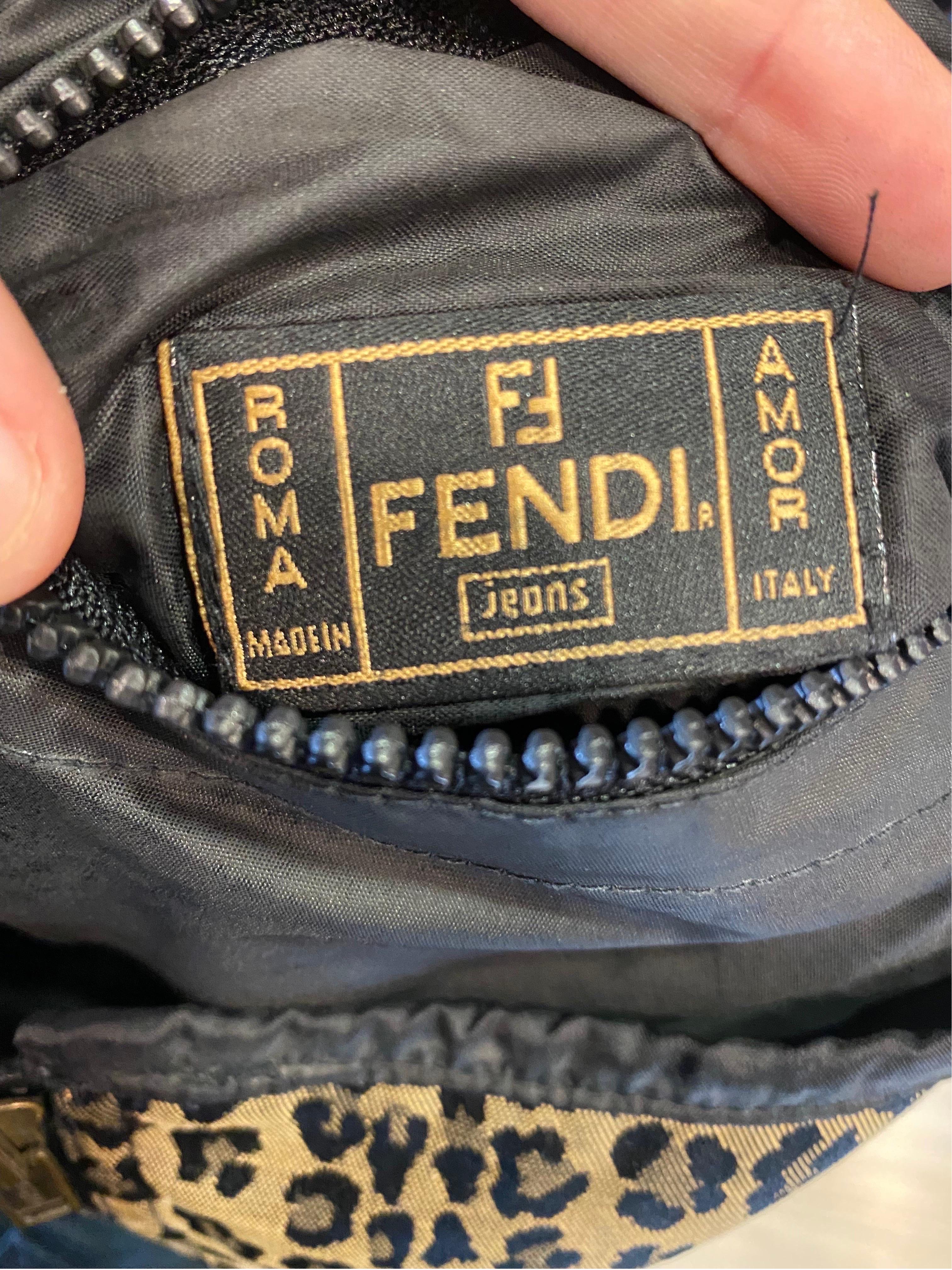 Fendi jeans animalier skirt For Sale 2