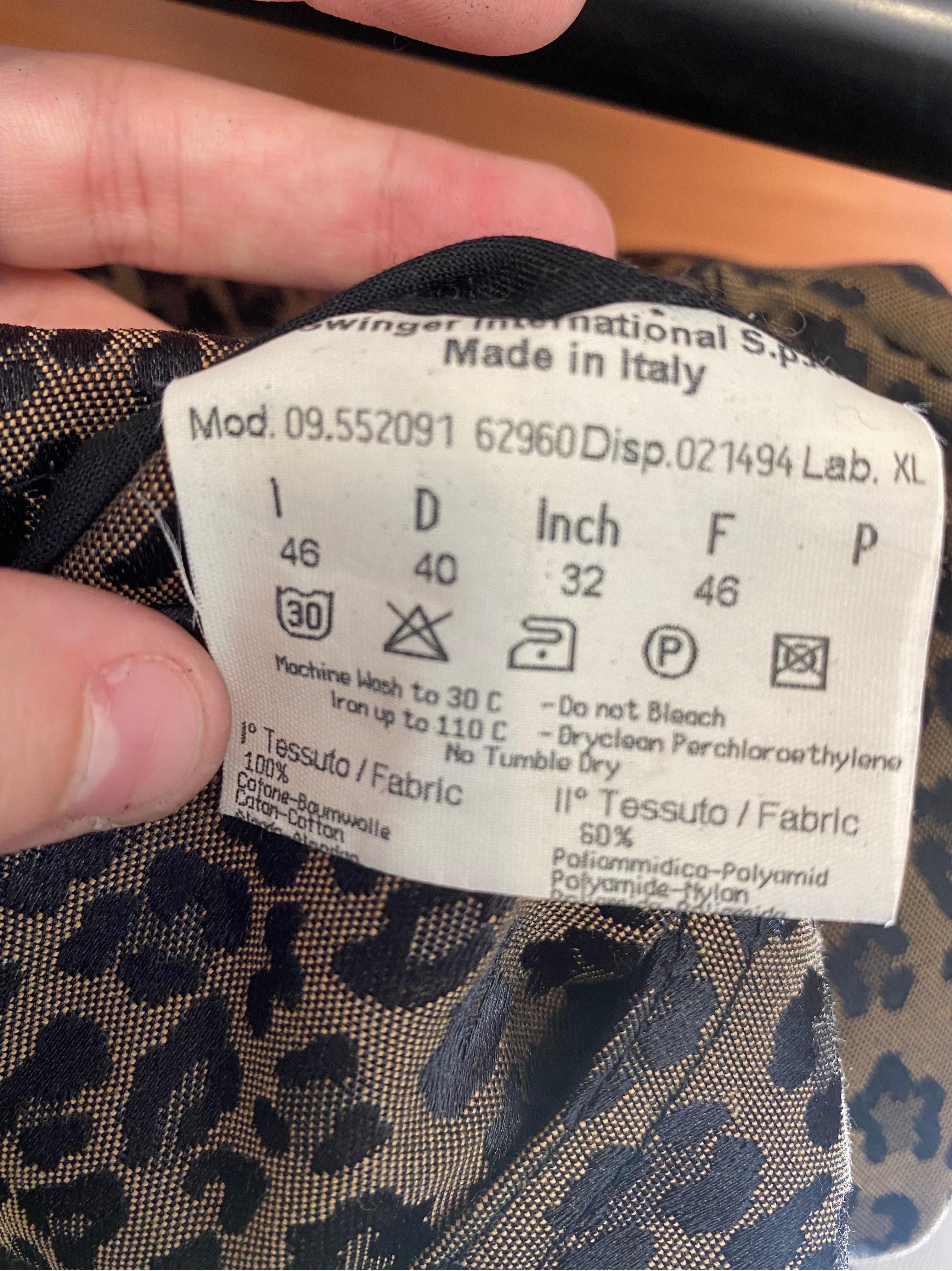 Fendi jeans animalier skirt For Sale 3