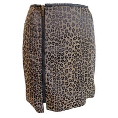Jupe en jeans animalier de Fendi