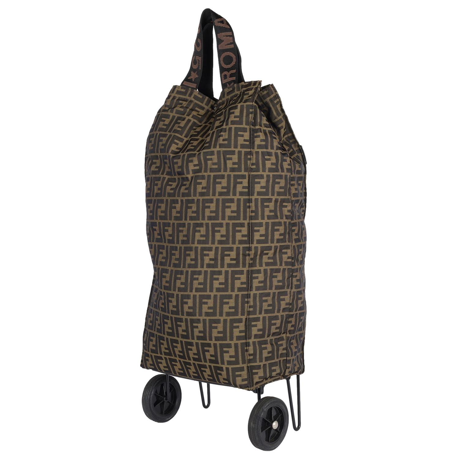 FENDI Jolly Zucca Traveler Shopping Bag Tote For Sale 2