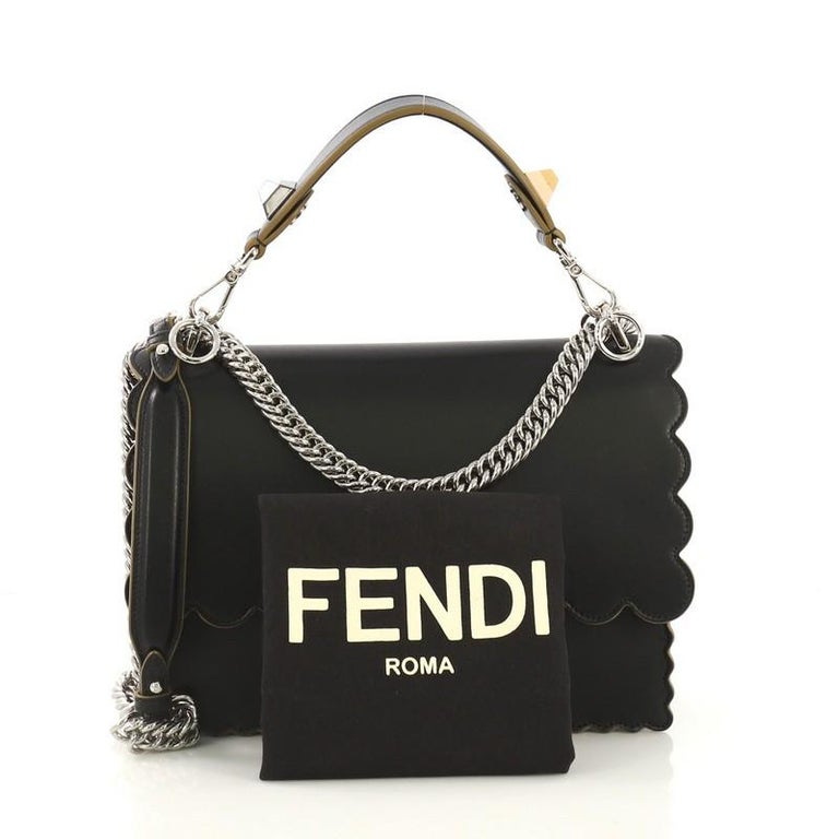 Fendi Kan I Bag Leather Medium at 1stDibs