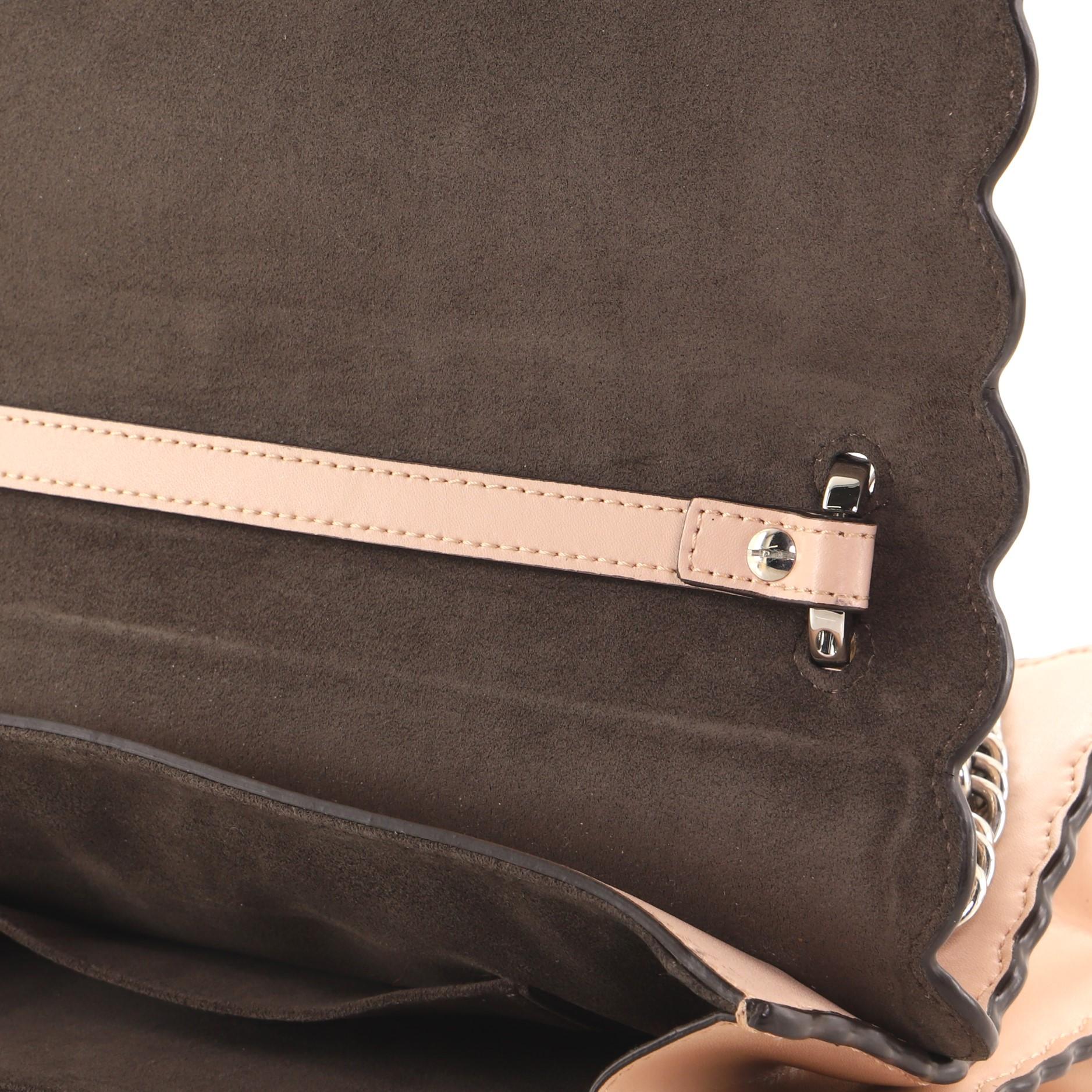 Fendi Kan I Bag Leather Medium In Good Condition In NY, NY