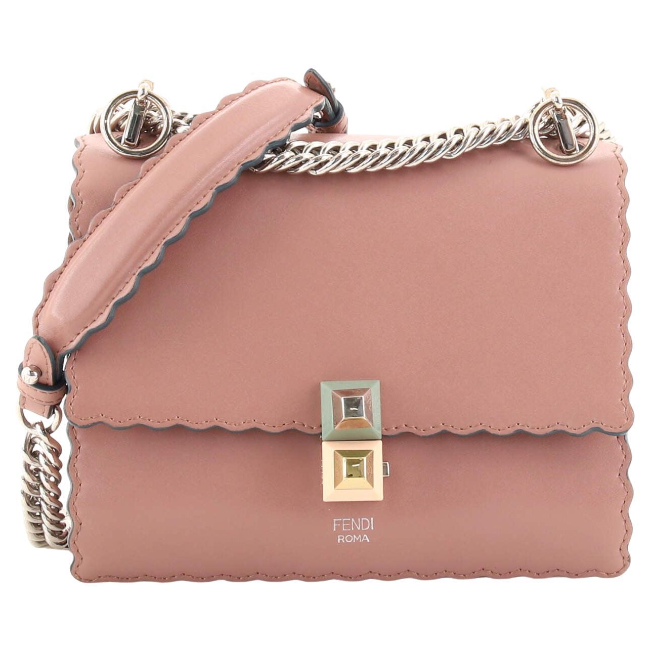 Fendi Runaway Handbag Whipstitch Leather Small at 1stDibs