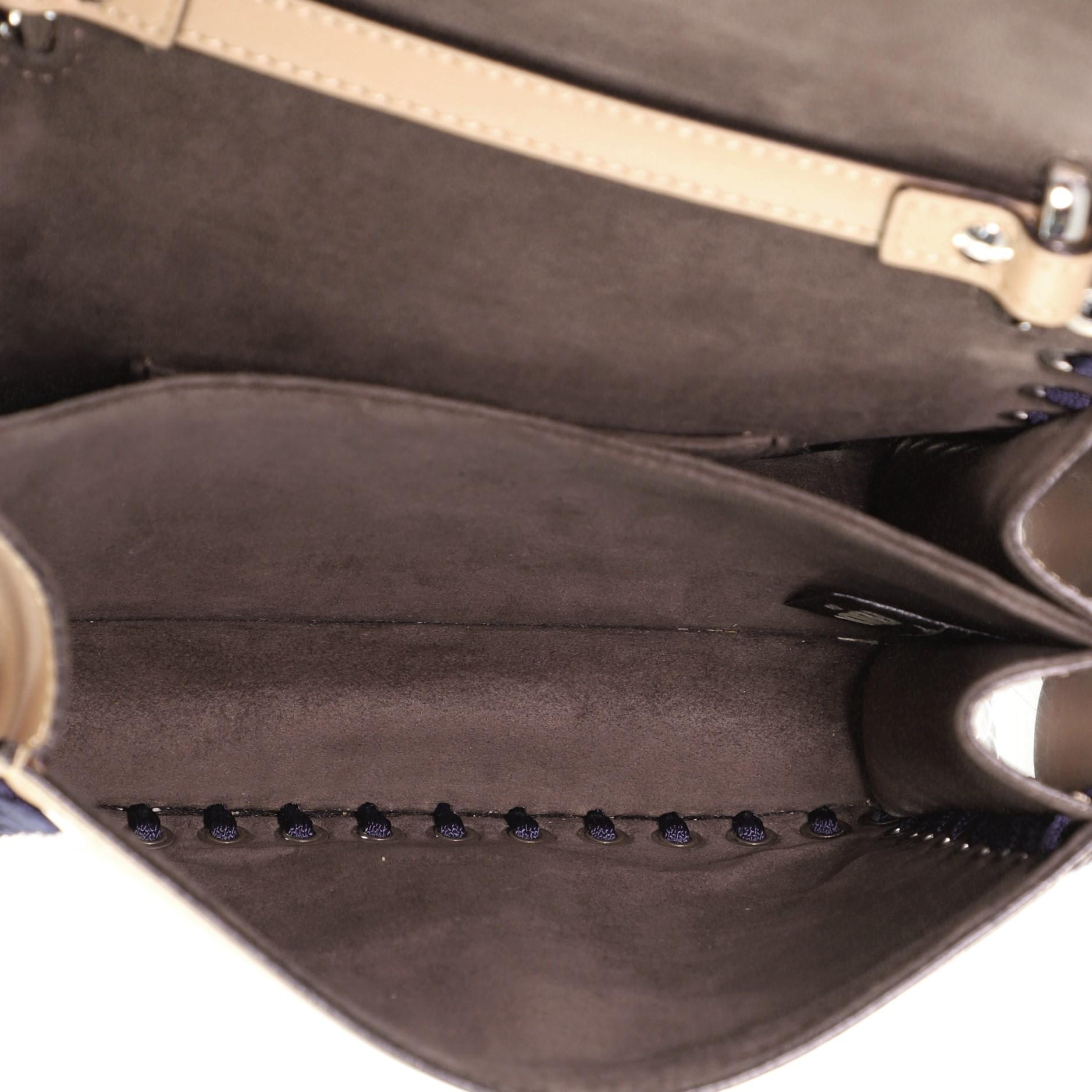 Women's or Men's Fendi Kan I Bag Whipstitch Leather Small