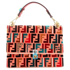 Fendi Kan I Bag Zucca Velvet Medium