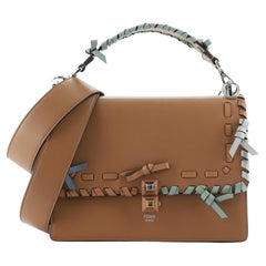 Fendi Kan I Bow Bag Whipstitch Leather Medium