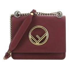 Fendi Kan I F Shoulder Bag Leather Small