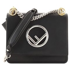 Fendi Kan I F Shoulder Bag Leather Small