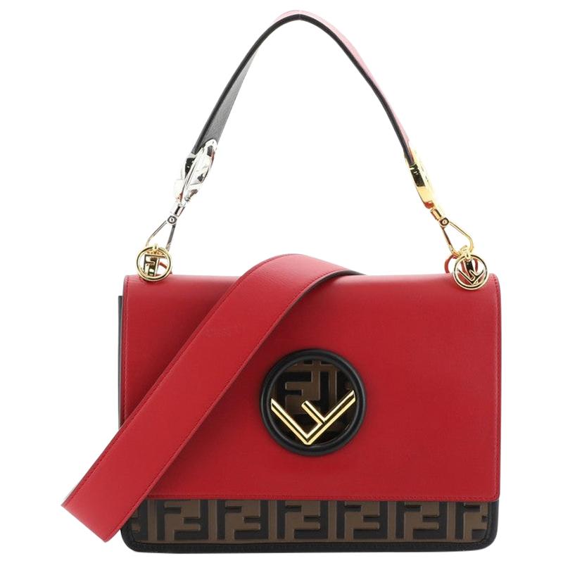 fendi kan if shoulder bag